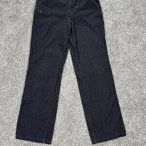 Black Casual Hiking Outdoors Camping Corduroy Cords